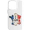 Lakelandwholesale1 Shirt Company Custodia per iPhone 14 Pro Parigi Francia Mappa Bandiera Torre Eiffel Monumenti Acquerello Grap