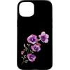 fiori di lisianthus Design estivo viola Custodia per iPhone 15 Plus per gli amanti fiori di lisianthus floreali estivo da donna