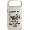 Basset Hound Dog Lover Gifts Custodia per iPhone Air Wait for Me I Have Little Legs Divertente Basset Hound
