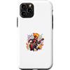 Abbigliamento Chitarra Elettrica Musica Custodia per iPhone 11 Pro Chitarrista Fiamma Musicista Retro Grafica
