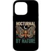 Nocturnal Moth Nature Moon Lovers Custodia per iPhone 14 Pro Max Notturno Per Natura Falena Luna