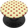 Classic Polka Dot Pattern Vintage Design Carino Estetica Vintage A Pois Giallo Burro E Rosso PopSockets PopGrip Adesivo