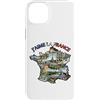 Lakelandwholesale1 Shirt Company Custodia per iPhone 14 Plus J'aime La Francia Mappa Punti di riferimento regionali Collage Grafico