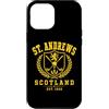 Utopia Sport St. Andrews Shop Custodia per iPhone 12 Pro Max St. Andrews Scotland Wreath and Lion Rampant Stampa Oro