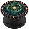 Mythic Arcana Astrology Designs Tarocchi Crescent Moon Art PopSockets PopGrip Adesivo