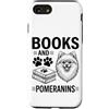 Funny Pomeranian And Book Designs Custodia per iPhone SE (2020) / 7/8 Libri E Pomerania Divertente Pomerania