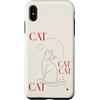 Paw Pact Prints Custodia per iPhone XS Max Minimalista Cat Lover Cat Mom Pet Animal