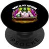 Rave Techno House Abit E Regali Jesus Raves Techno House Party EDM Festival Goa Electro Rave PopSockets PopGrip Adesivo