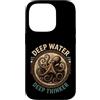 Octopus Lover Ocean Depth Custodia per iPhone 14 Pro Polpo Pensatore Profondo Acqua Profonda