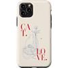 Paw Pact Prints Custodia per iPhone 11 Pro Vaso di fiori per amanti dei gatti che leggono libri