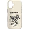 Basset Hound Dog Lover Gifts Custodia per iPhone 17 Wait for Me I Have Little Legs Divertente Basset Hound