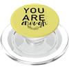 World Mental Health Awareness Day Yellow Sei abbastanza supporto per la Giornata mondiale della salute mentale PopSockets PopGrip per MagSafe
