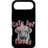 Funny Scottish Highland Cow Designs for Custodia per iPhone Air Carino ma Moody divertente Highland Cow per ragazze dolci ma lunatiche