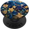 EnamelStar Mosaic Glass Blue Floral Grip EnamelStar Mosaic Glass Blue Floral PopSockets PopGrip Adesivo