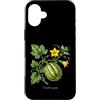 The Botany Bureau Custodia per iPhone 16 Plus Illustrazione della pianta di zucca Cucurbita maxima