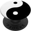 Yin Yang Symbol Balance Harmony Zen Spir Simbolo Yin Yang Equilibrio Armonia Dualità Zen Spirituale PopSockets PopGrip Adesivo