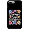 Vintage Flowers Watercolor Birthday Custodia per iPhone 7 Plus/8 Plus Awesome Since 1994 - Compleanno Floreale Acquerello