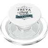 Funny Freya Designs È una cosa Freya che non capiresti divertente Freya Name PopSockets PopGrip per MagSafe