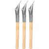 FOMIYES 3Pcs Batik Strumento di Cera Fai da Te Strumento di Intaglio in Acciaio Inox Clay Ceramica Scultura di Stampa della Cera Batik Penne per La Pittura Disegno su Tessuto Panno