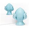 Lupia PUMO colorato Azzurro Tiffany Celeste Salentino Chiuso New Decorazione in Ceramica tipica pugliese Grande H 16 cm