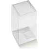 Generico 10X Scatola Automatica Trasparente in Pet 10x10x19 cm BOMBONIERA