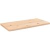 vidaXL Piano Tavolo 80x40x2,5 cm Legno Massello di Pino Rettangolare
