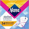Nana Dailies Freshness & Protection - Protege-Slip, Protezione per mutandine ultra assorbente, Regular, 34 pezzi