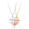 Pwsap Collana Magnetica Madre e Figlia con Ciondolo Cuore - Regalo San Valentino, Natale per Amicizia