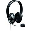 MS-Tech Connect IT CI-70, cablato, gioco, 20 - 20000 Hz, 180 g, cuffie, nero