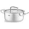Fissler Original-Profi Collection / pentola per arrostire (Ø 20 cm, 2,6 litri) pentola in acciaio inox, pentola per arrostire con coperchio in vetro - induzione