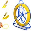 Extralink tiracavi in fibra di vetro 3,8 mm, 100 m, FRP giallo
