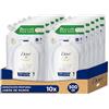 Dove Sapone Mani Detergente Cremoso Idratante, Ricarica - 10 Pezzi da 500 ml
