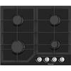 Hisense Piano cottura a gas 4 fuochi 60 cm colore nero - GG643B