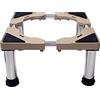 Lshtshf-ddzz Supporto for lavatrice regolabile con 4 8 12 gambe for asciugatrice | Frigorifero, lavastoviglie, base for macchina del ghiaccio(12 Legs,24-27cm)