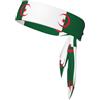 Anceky Fascia per la testa sportiva - Fascia comoda ed elegante per esercizi e attività sportive Bandiera dell'Algeria stampata