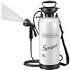 Genérico Doccia portatile - Spruzzatore d'acqua con pompa da doccia manuale | Spruzzatore a mano, accessori per spiaggia, bagno per animali domestici, lavaggio auto, bagno interno, camper, trasmettitore