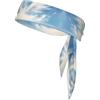 Anceky Fascia per capelli bianca con luce e ombra, per sport e raffreddamento, fascia per capelli neutra a doppia faccia, per corsa, fitness, karate, yoga, calcio