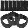 PACKOVE Bracciale da Lutto Nero Bracciale Sportivo 11 Pezzi Fascia Elastica Regolabile in Poliestere Tema Calcio per Cerimonie Commemorative e Funerali