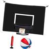QUILSTM Divertimento all'aria aperta Mini trampolino Canestro da basket per