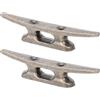 BESTOYARD Boat Rope Holder Boat Dock Cleats, 2 Pezzi, Sistema di Ancoraggio Multiuso in Lega di Zinco, per Garage e shed