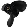 Vectzeta 174817/778773 Elica fuoribordo in Lega di Alluminio 9 1/4 X 11 Nera 3 Pale 13 Denti scanalati, for Johnson, for Evinrude, for OMC 8-15HP
