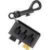 CAZSTYK Pulitore Portatile per da Golf 3 in 1 Spazzola, Black