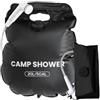 Mbiyhgta Borsa da doccia da campeggio - Serbatoio d'acqua portatile | Borsa da campe | Borsa da doccia riscaldata a energia solare per viaggi su strada Nuoto Campeggi Viaggi in camper Dormitorio