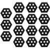 Courtieyeardceastea 15 pezzi Hexagon Surfboard Trazione Pad per Fish Board Skimboard Acqua