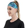 Anceky Fasce sportive Palm per donne e uomini, fasce larghe antiscivolo per capelli da donna, fasce elastiche antisudore, fasce per la testa per donne e uomini per esercizi di allenamento yoga