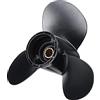Vectzeta 58100-95353-019 per Elica fuoribordo Marina 11 3/8 X 14 in Lega | di alluminio, per Suzuki, accessorio fuoribordo a 3 pale 35-65HP