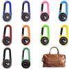 BaZuyunMd 10 mini bussola, portachiavi bussola, sopravvivenza all'aperto, mini moschettone, dieci colori, 68 x 30 x 11 mm, 10 grammi