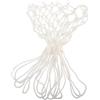 BESPORTBLE Rete da Basket in Nylon Luminosa Bianca Installazione Facile, per Giochi Notturni Indoor, Rete di Ricambio Resistente per Sicurezza Migliorata