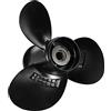 Vectzeta per Elica 9 1/4 X 8, per Suzuki, Motore fuoribordo 8-20HP | 58100-91D00-019 per Elica marina in lega di alluminio 10 denti scanalati 3 pale