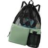CAZSTYK Zaino da nuoto in rete Oxford con chiusura, Green Color